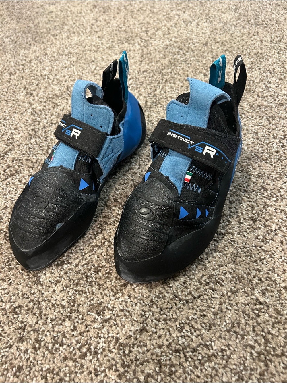 La Sportiva Instinct SR Men’s Blue and Black Climbing Shoes